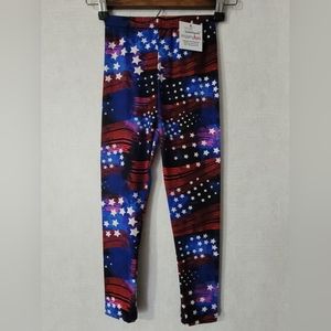 S/M Kids Leggings "Home of the Brave"